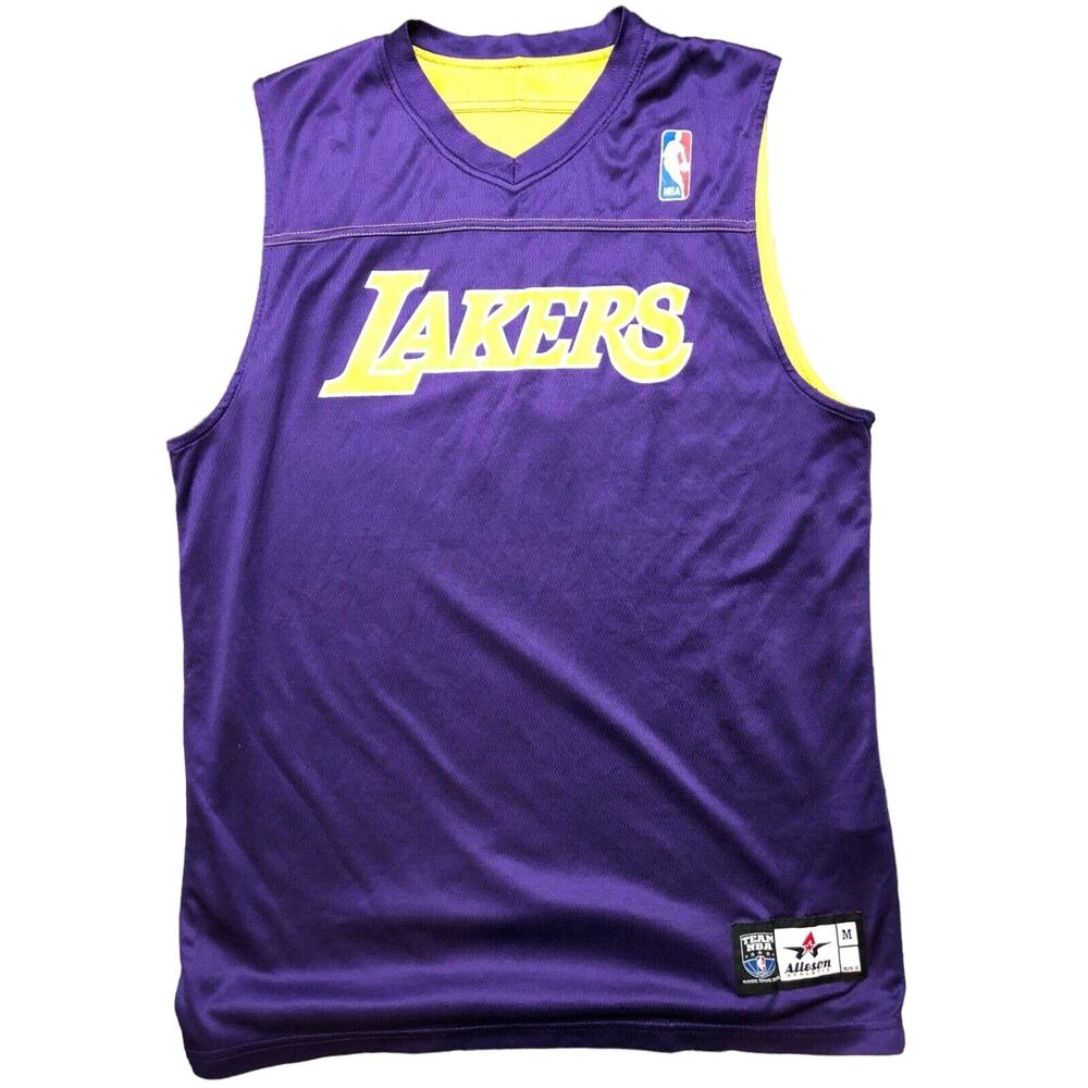 Team NBA Alleson Los Angeles Lakers Jersey Reversible size medium